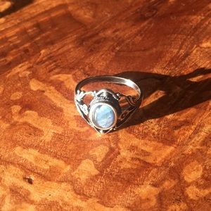 Sterling silver cocktail ring